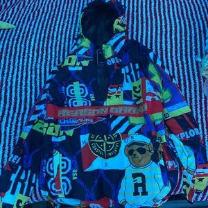 I’m selling this raincoat type hoodie. A bunch of colors. Brand is reasons.